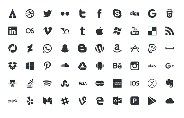 589x378 Free Social Media Icons 2016 In Psd And Vector