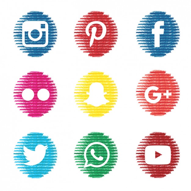 626x626 Social Media Icons Vector Downloads