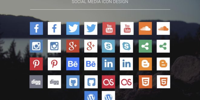 660x330 Free Social Media Icons 2017 In Psd And Vector