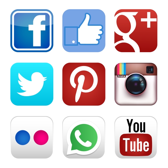 580x580 Social Media Icons Show Your Site To The World