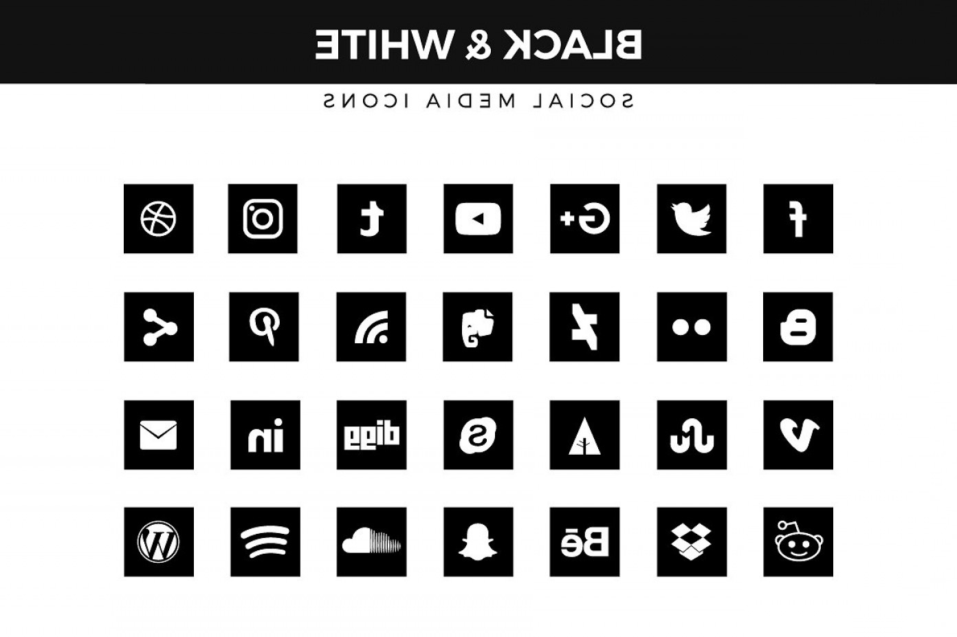 1392x926 Social Media Icons Vector Black And White Lazttweet