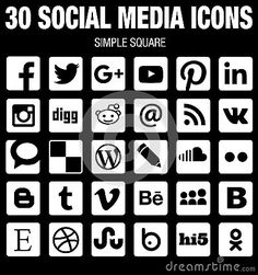 236x251 136 Best Social Media Icons Images In 2018 Design