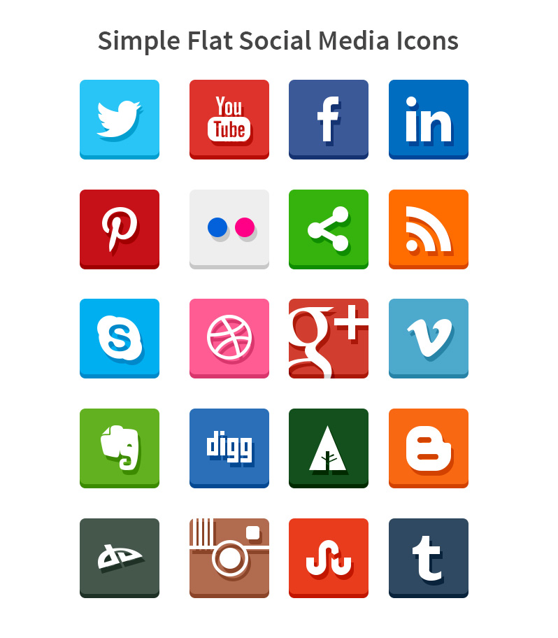 798x912 Social Media Vector Icons Free Download 100 Free Social Media