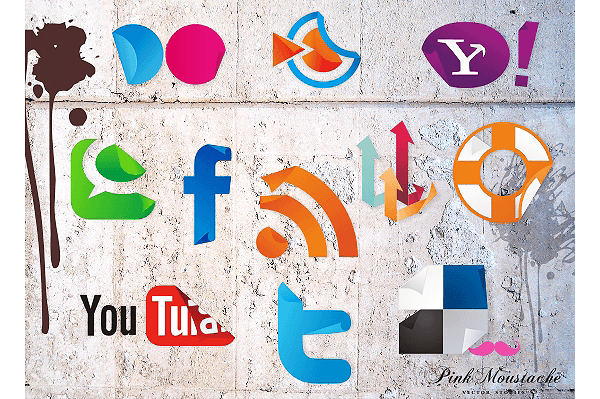 600x399 All Free Download Vector Images Free Vector Social Media Icons