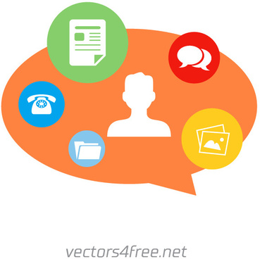 369x368 Colorful Social Media Icons Vector Png Images, Backgrounds And