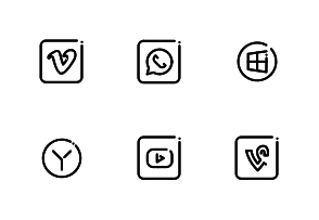 294x203 Social Media Icons