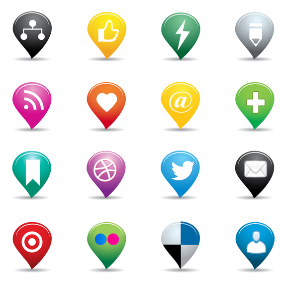 575x570 Social Media Icons