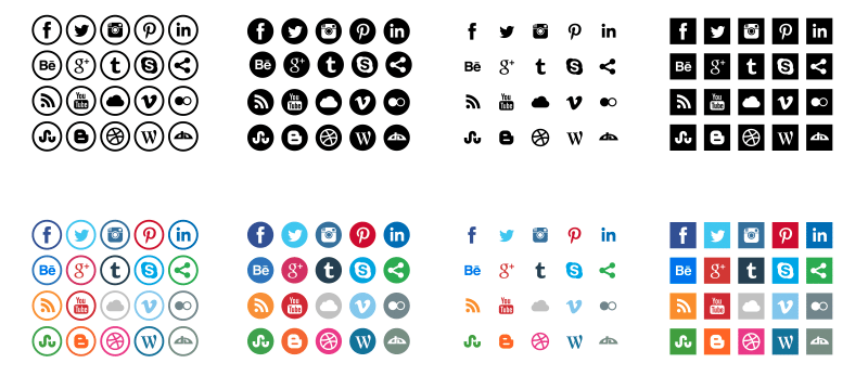 800x347 54 Beautiful [Free!] Social Media Icon Sets For Your Website