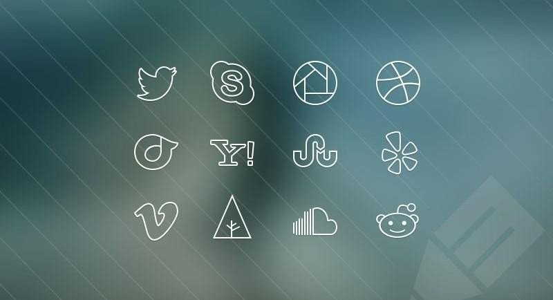 800x434 Social Icons Font Free Download 12 Free Social Media Icon Sets And