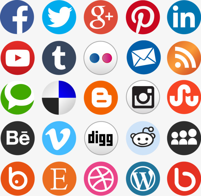 Social Media Logos Vector Free Download at GetDrawings | Free download