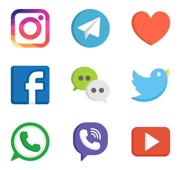 600x564 Social Media Logos Png Logo Vectors 31520 Graphic Resources For