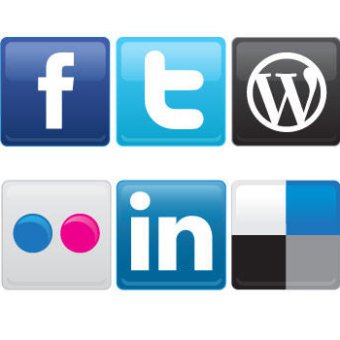 340x340 Social Media Logos Free Vector Graphics 123freevectors