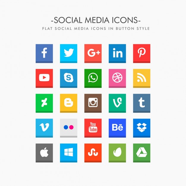 626x626 Social Media Png Stock Packs