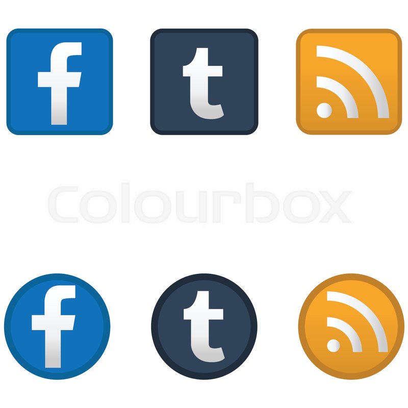 800x800 Social, Media, Icon, Vector, Flat, Set, Like, Phone, Bird, Symbol