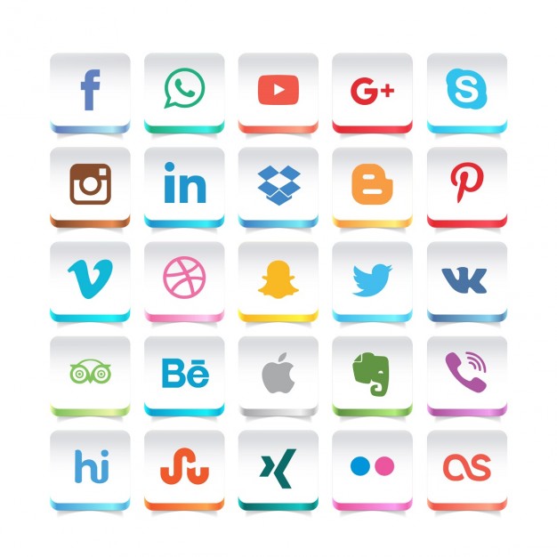 626x626 Social Media Symbols Free