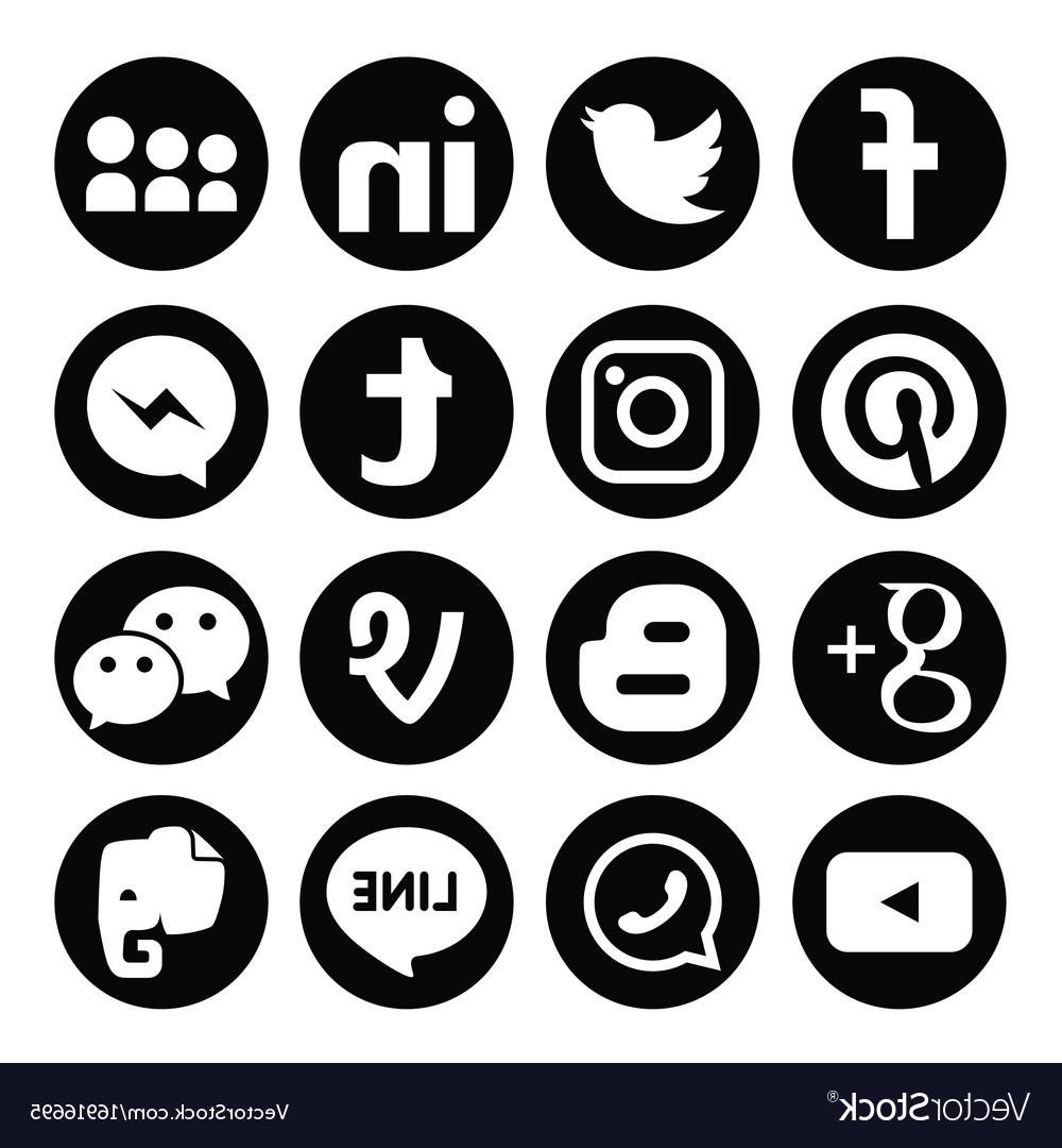 Social Media Symbols Vector at GetDrawings | Free download