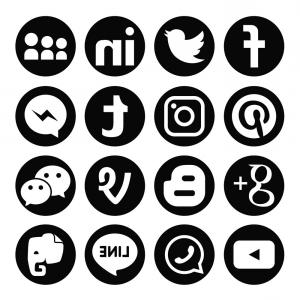 300x300 Distressed Social Media Icon Set Geekchicpro