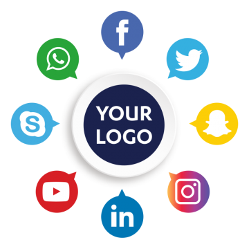 360x360 Social Media Icons Png, Vectors, Psd, And Clipart For Free