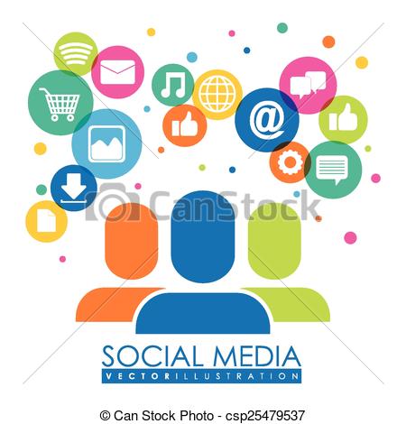 450x470 Social Media Design, Vector Illustration Eps10 Graphic .