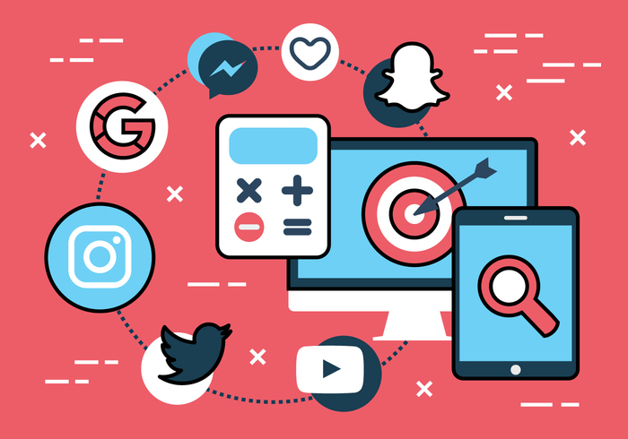 700x490 Free Vector Free Flat Social Media Vector Icons