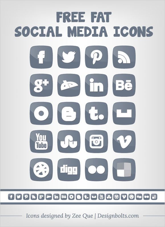 580x799 Flat Social Media Icons. Vector Social Media Icons Circle Style