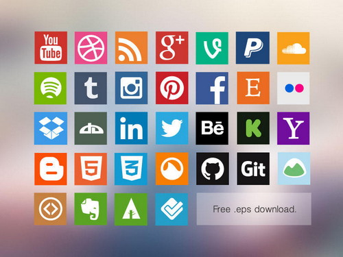 500x375 Social Media Icons Free Vector Radiovkm.tk