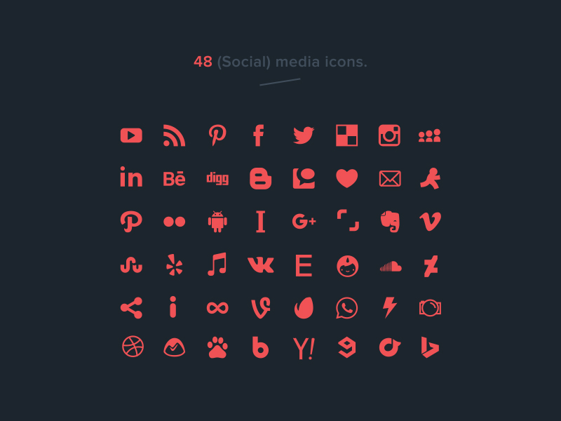 800x600 25 Free Social Media Icons For Photoshop And Illustratror