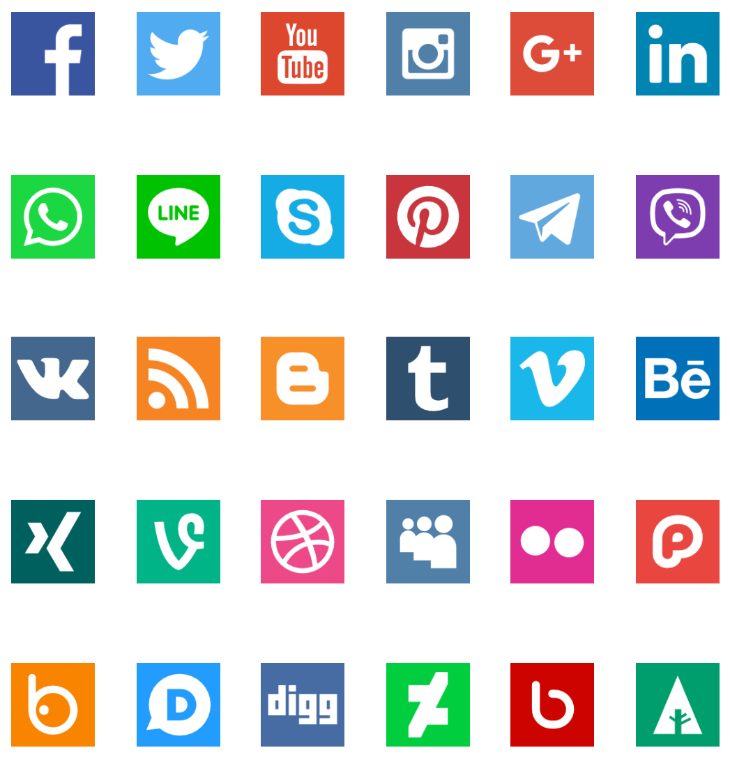 1047x1096 In Social Network Logos