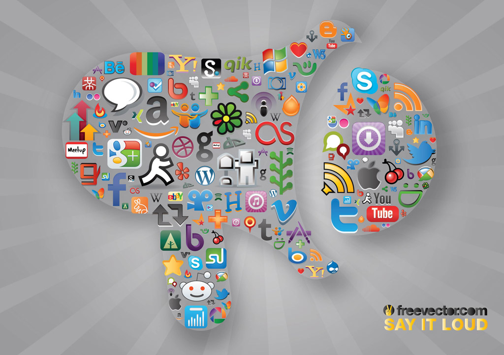1024x723 Social Communication Vector Art Amp Graphics