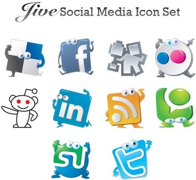 401x368 Social Media Graphic Free Stock Set