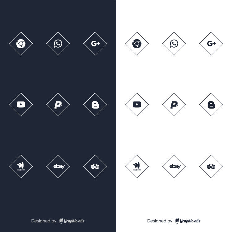 750x750 Social Media Icons Free Vector Desing