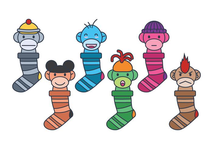 700x490 Sock Monkey Vector