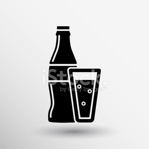 300x300 Soda Bottle Design Concept Logo Vector Sign Line Premium Clipart