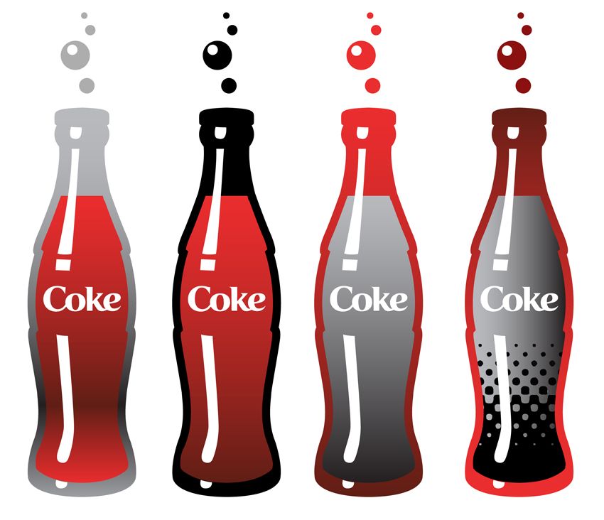850x732 Coke Bottle Pop Art Free Coca Cola Vector Illustrations Coca