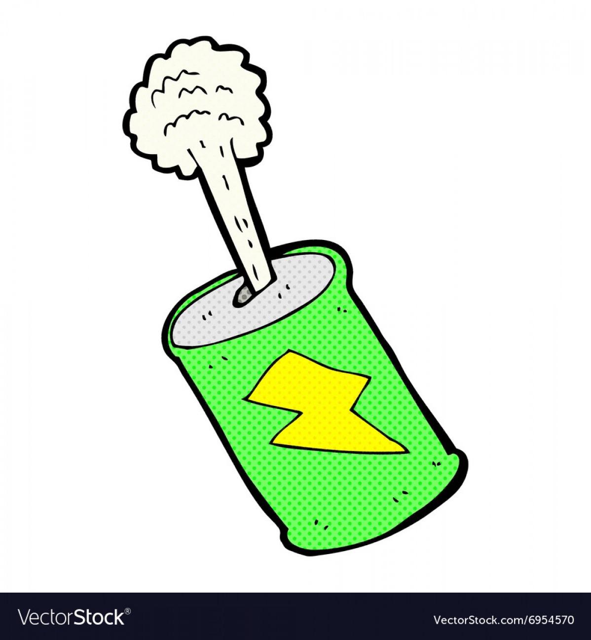 1198x1296 Best Ic Cartoon Fizzing Soda Can Vector Pictures