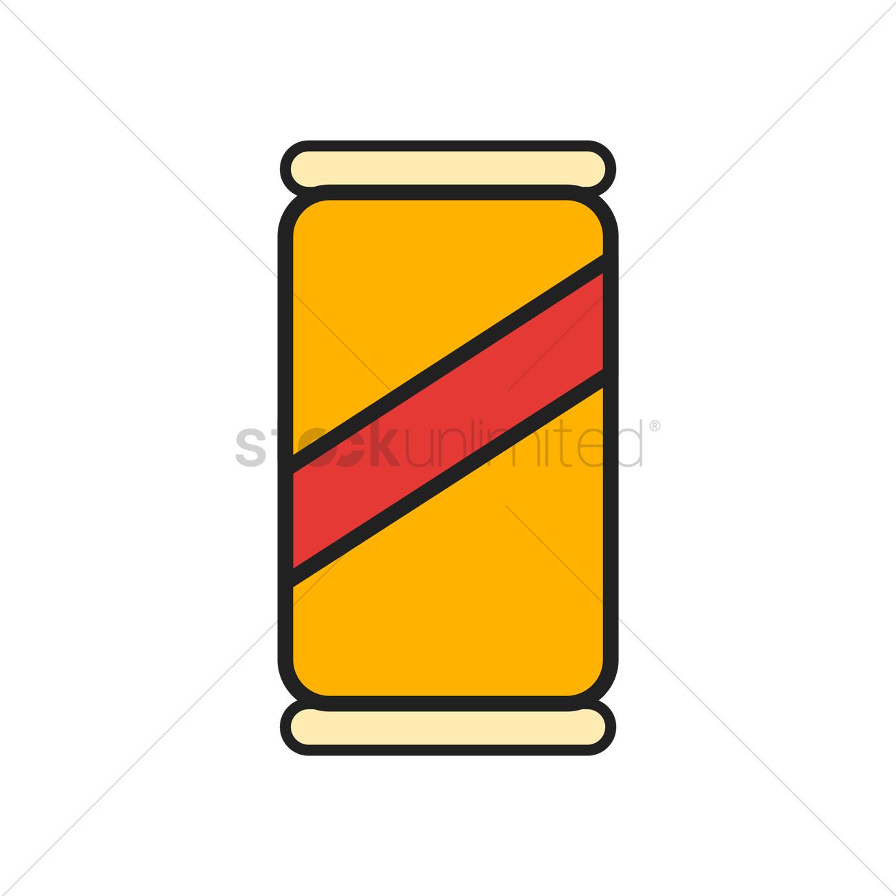 1300x1300 Soda Can Vector Image
