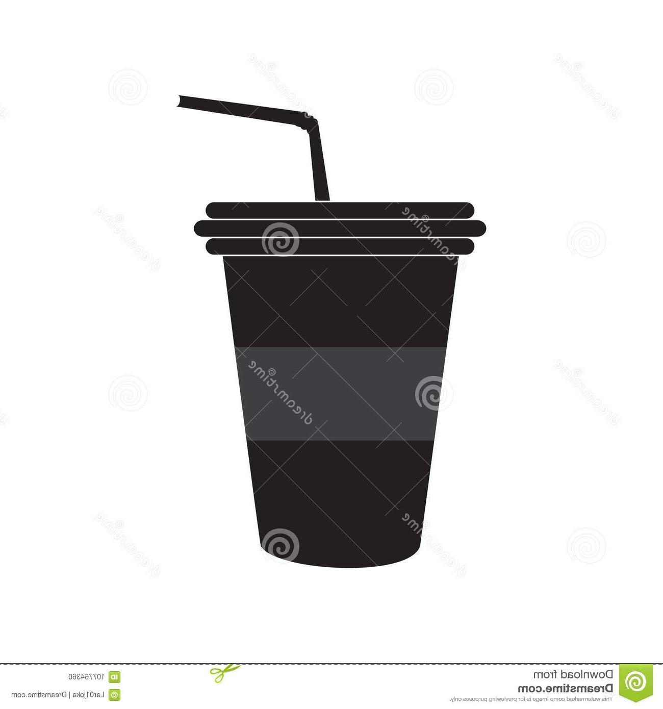 1300x1390 Best Free Silhouette Plastic Cup Soda Vector Illustration Drink