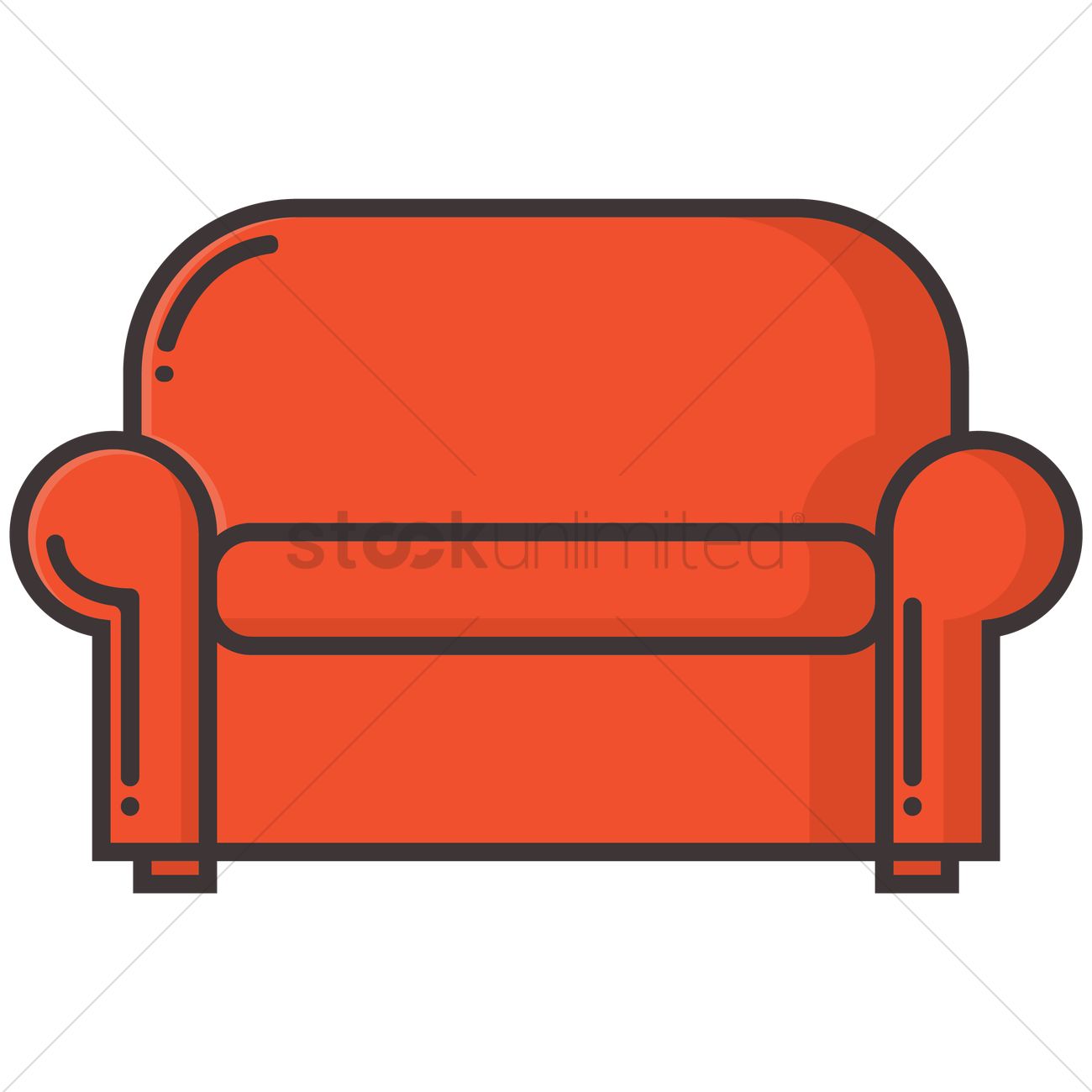 1300x1300 Sofa Vector Image