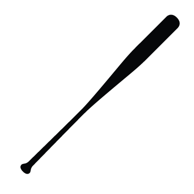 400x400 Free Baseball Bat Vector