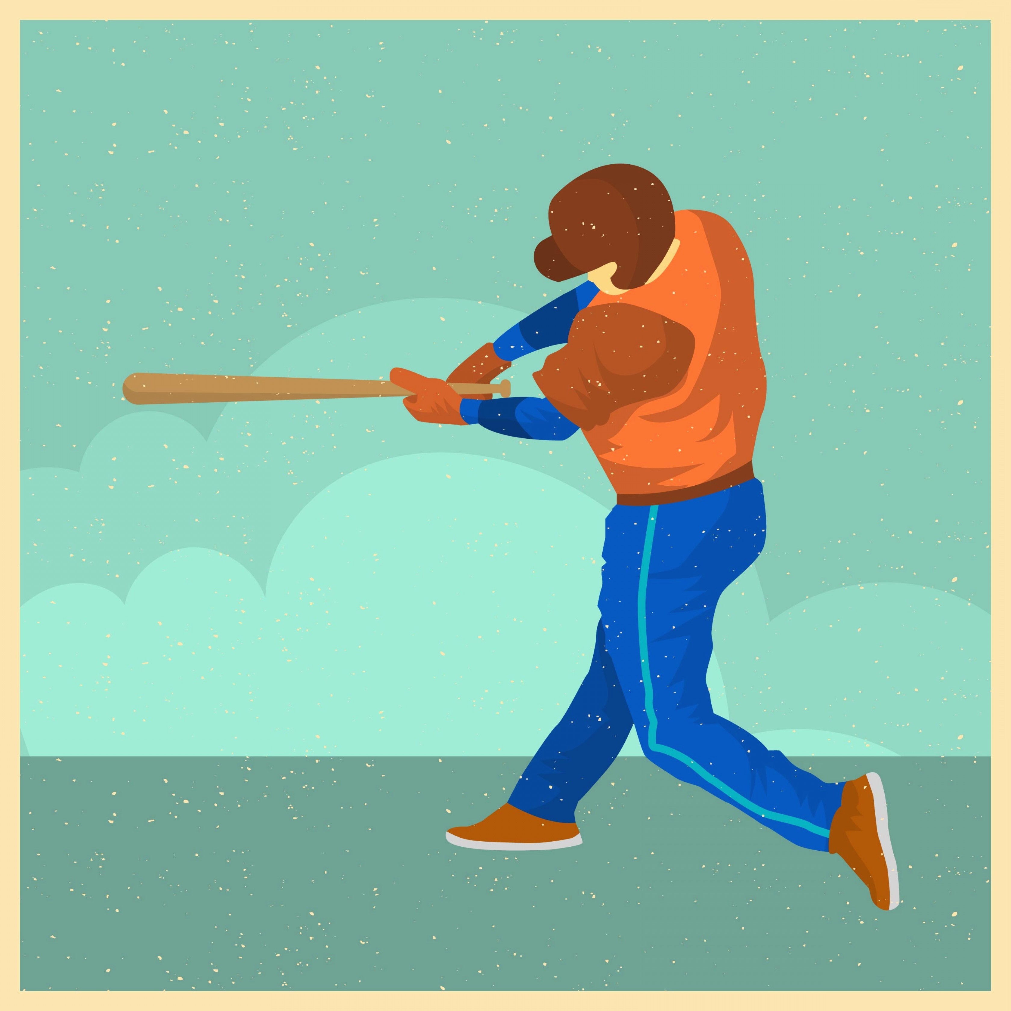 3360x3360 Baseball Bat Vector New Softball Free Vector Art Free Downloads