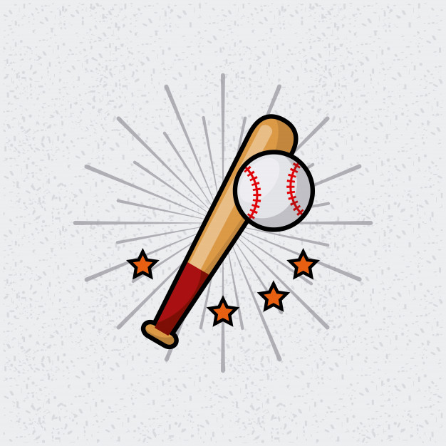 Softball Bat Vector at GetDrawings | Free download