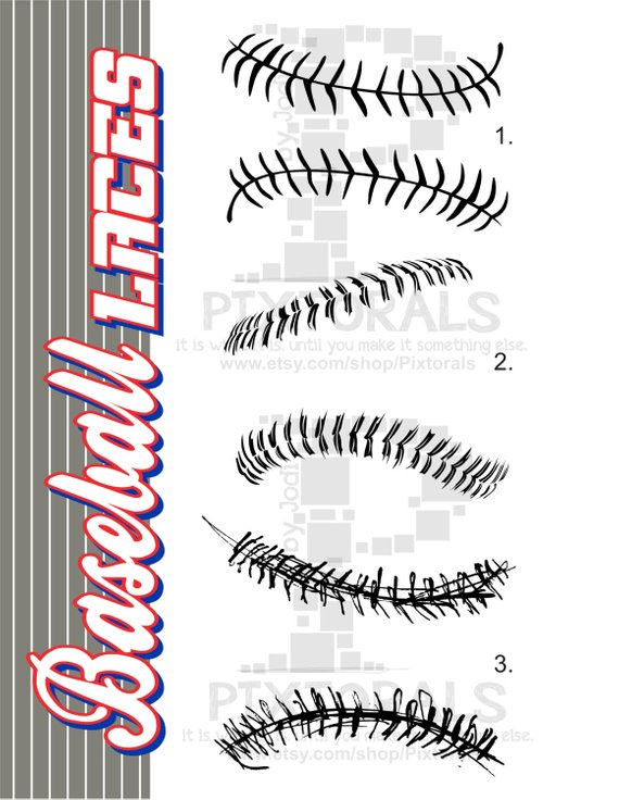 570x736 3 Sets Of Baseball Softball Laces Png Transparent Etsy