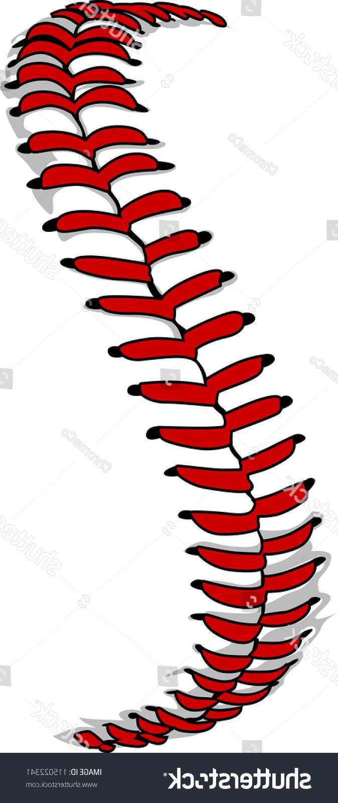 Softball Laces Vector at GetDrawings | Free download