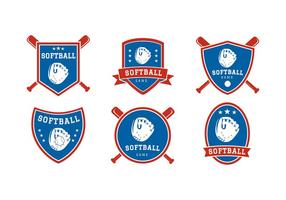 286x200 Softball Logo Free Vector Art