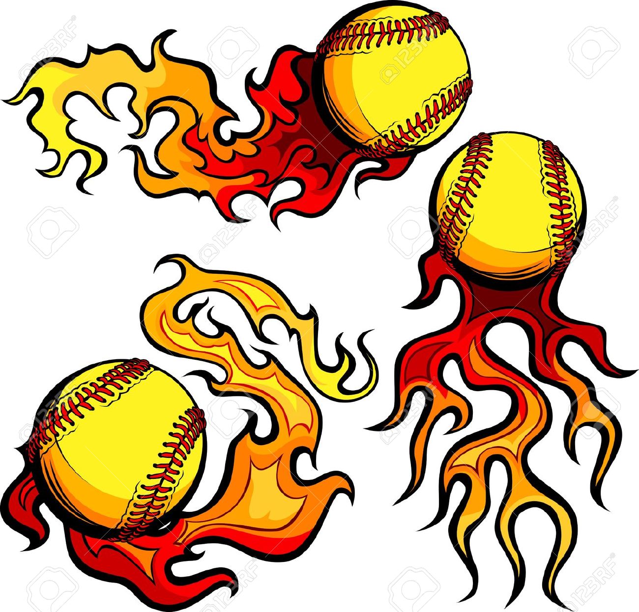1300x1247 Softball On Fire Clipart Amp Softball On Fire Clip Art Images