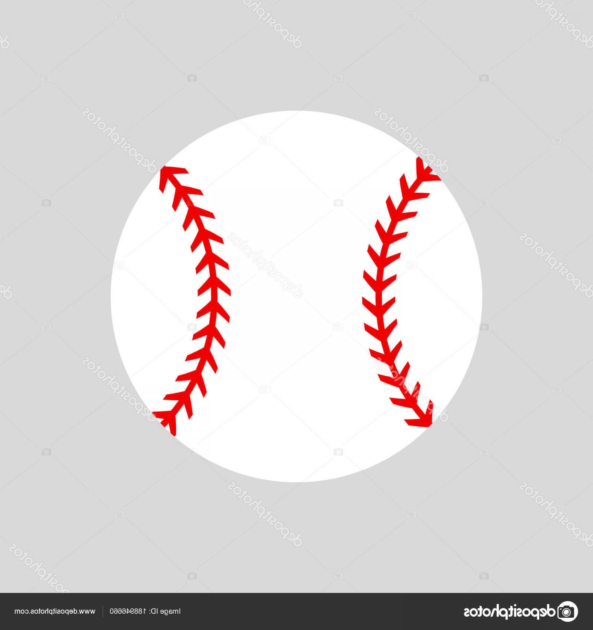 1920x2040 Stock Illustration Baseball Ball Softball Vector Silhouette