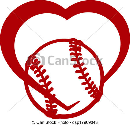 450x431 Hearts Clipart Softball