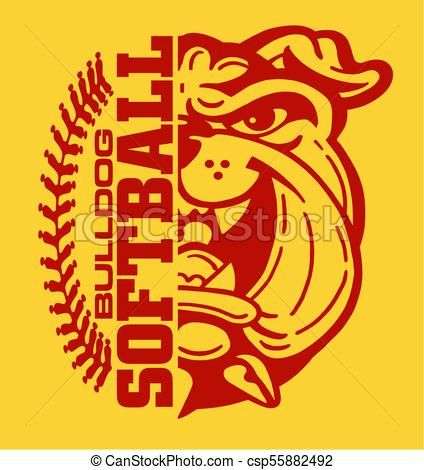 424x470 How To Draw Vector Art Elegant Bulldog Softball Vector Stock
