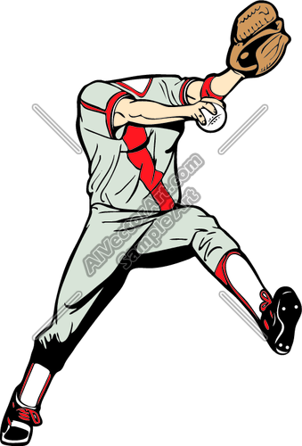 339x500 Softballpitcherbody Clipart And Vectorart Sports