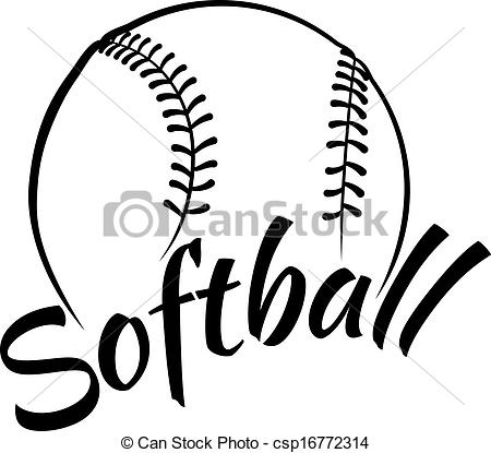 450x415 Pictures Clipart Softball ~ Frames ~ Illustrations ~ Hd Images